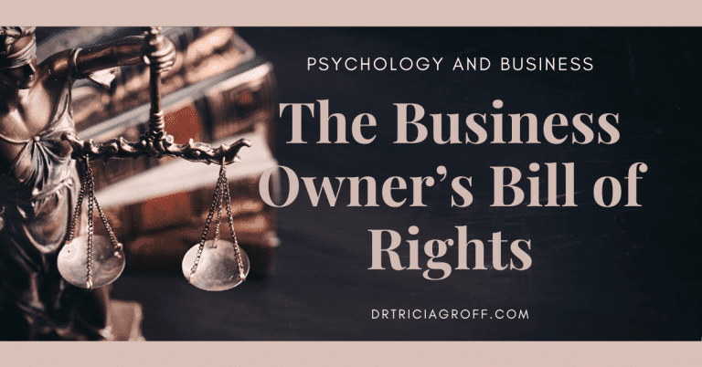The Business Owner’s Bill of Rights