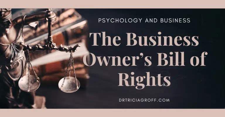 The Business Owner’s Bill of Rights