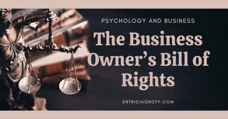 The Business Owner’s Bill of Rights