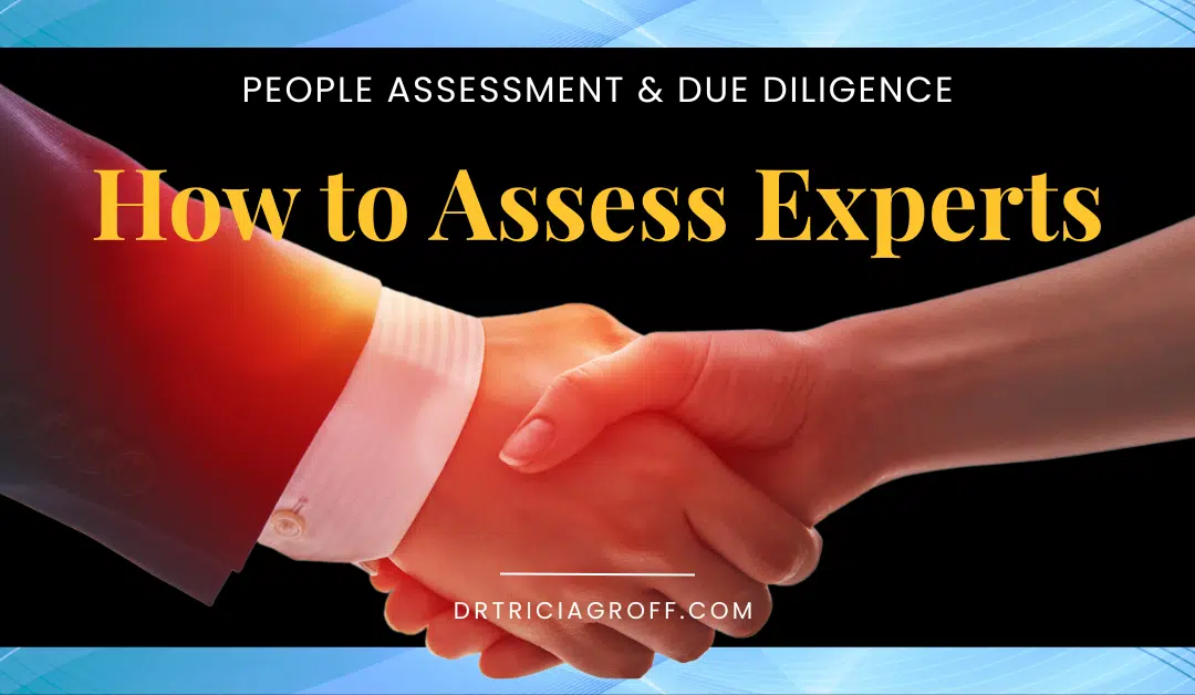 How to Assess Experts – A Leader’s Guide